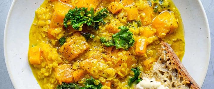 Immune-Boosting Ginger, Turmeric & Coconut Lentils