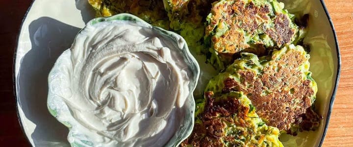 Rainbow Vegetable Fritters