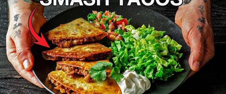 🌮 Smash Lentil Tacos