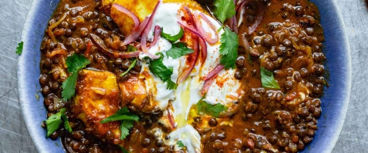 🧀 Tikka Halloumi & Curried Lentils (Autoimmune-Friendly)