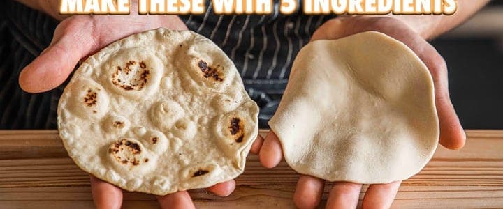 🫓 Homemade Flour Tortillas
