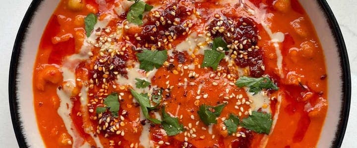 Speedy Chickpea and Harissa Soup
